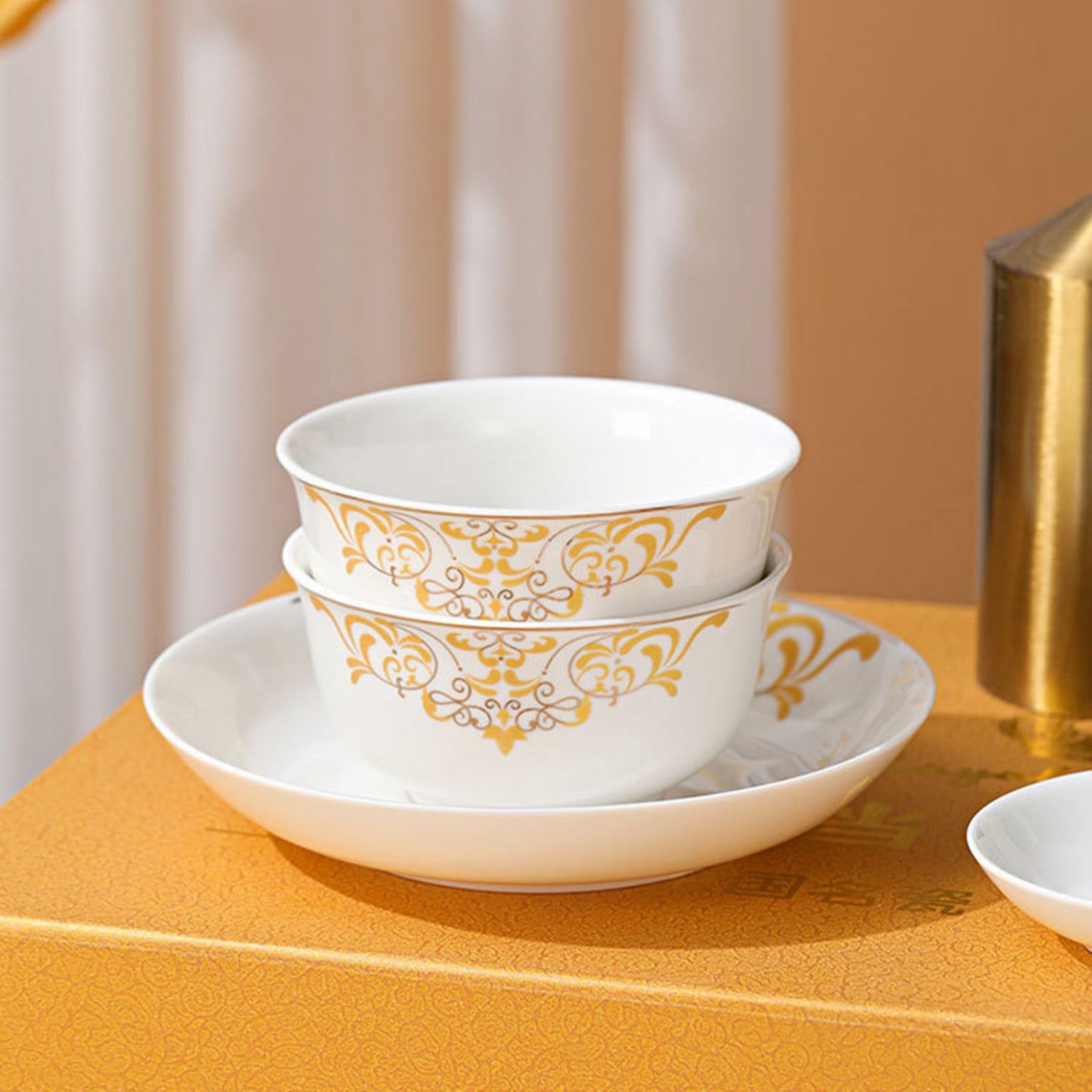 Amazon.co.jp: 食器セット 碗皿セット 白磁器 白い磁器 電子レンジ 食